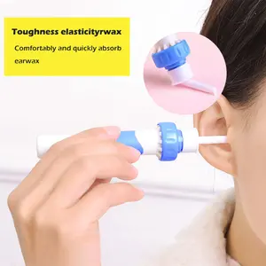 Mềm An Toàn Silicone Xoắn Ốc Ear Wax Removal Cleaner Công Cụ Ear Wax Cleaner Điện Đào Tai Muỗng