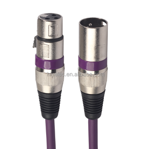 Высококачественный 3-контактный кабель XLR для аудио-и-разъема с разрешением 1080p, ПВХ-куртка - Product Image 1