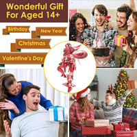 Rompecabezas Metálico 3D de Piececool, Hombre Escudo, Impresión UV, Figura Mecánica, Escultura Decorativa, Regalo para Adultos y Niños