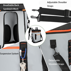 Mochila Nevera de <span class=keywords><strong>Triple</strong></span> Aislamiento, Gran Capacidad, Doble Uso Frío/Calor, Correas Ajustables, a Prueba de Fugas, <span class=keywords><strong>para</strong></span> Entrega de Alimentos Frescos al Aire Libre - Product Image 4