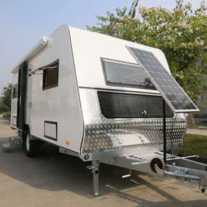 Caravane moderne et spacieuse Kinlife pour <span class=keywords><strong>5</strong></span> <span class=keywords><strong>personnes</strong></span>, légère, en aluminium, avec toit rigide, pour les voyages - Product Image 3