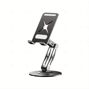 Adjustable Metal Desktop Phone Stand Stretchable Multifunctional <b>Tablet</b> <b>Holder</b> Rotating Foldable Design Dashboard - Product Image 1