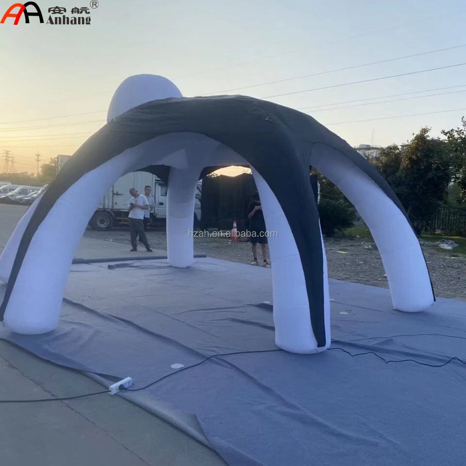 Giant Inflatable Halloween Skull Archway with Spider Legs,Blow up ...