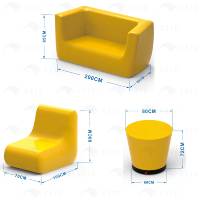Ensemble de canapés gonflables CATC, sièges modulaires étanches à l'air |   Pouf Chaise Gonflable Scellé |   Club Lounge Personnalisé Imprimé sur Mesure |   Usine directe.