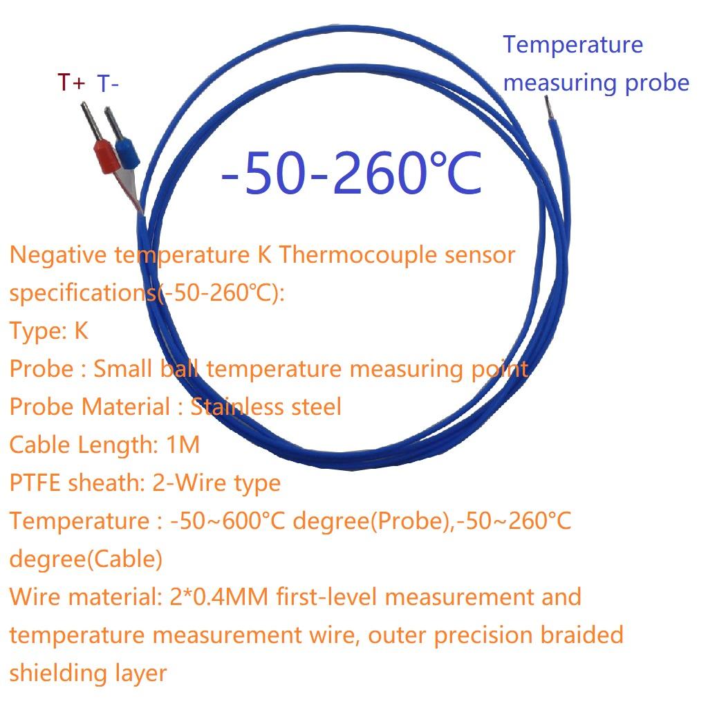 SONDE THERMOCOUPLE EFFICACE De Type K Pour Applications De Détection De