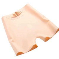 Maillot de bain boxer en silicone de qualité alimentaire, short de bain imperméable à haute élasticité, maillot de bain invisible pour les sports nautiques