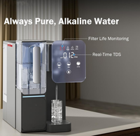 CR100 Distributeur d'eau UV par osmose inverse de comptoir Système de filtre électrique pour eau purifiée