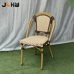 Venta directa de fábrica Muebles de jardín al aire libre Ratán Francés Café al aire libre Bistro Mesa Silla Restaurante Patio Bistro Silla de jardín - Product Image 4