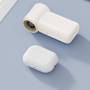 Ventilateur portable mini pliable avec moteur sans balais et écran numérique, batterie 3600 mAh, 0-100 vitesses, utilisation extérieure/voiture/camping-car - Product Image 2