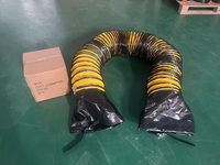 Fabricant OEM, conduit d'air flexible en PVC polyester ignifuge, longue durée de vie
