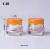 Emballage OEM&ODM pour cosmétiques : Pots vides en plastique avec couvercle à vis, 200 ml, pour soins de la peau, crèmes visage et corps, avec applicateur