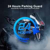 Écran CarPlay pour moto de 6,25 pouces, étanche IPX7, 1500 nits, surveillance de stationnement 24h/24, double connexion sans fil, Android Auto, TPMS, navigation GPS