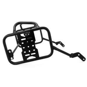 Waximoto Fit pour Moto Guzzi V <span class=keywords><strong>85</strong></span> <span class=keywords><strong>TT</strong></span> <span class=keywords><strong>Travel</strong></span> 2019-2023 Aftermarket Steel Side Saddlebag Bagages Cargo Case Rack Holder Bracket Bracket - Product Image 3