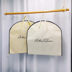 Sac à poussière de vêtement de logo personnalisé écologique housse de rangement durable pour costumes pour hommes robes de mariée pour femmes en tissu durable - Product Image 2