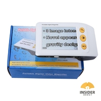 3.5 Inch Digital Magnifier with 3.5'' LCD Screen Low Vision Aid 2x-25x Zoom Video Magnifier