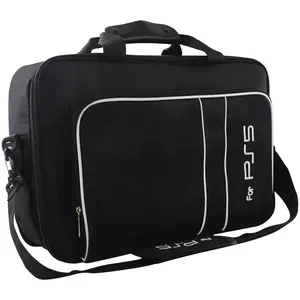 가방을 어깨 콘솔 Suppliers-PS5 콘솔 캐리 숄더 백을위한 가장 큰 용량 및 두꺼운 충격 방지 방수 PS5 액세서리 가방