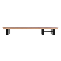 STB-153 bois moniteur ordinateur portable Riser support bureau étagère organisateur en bois ordinateur écran support bureau maison espace de travail stockage