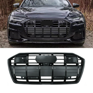 Griglia Stile S6 per <span class=keywords><strong>Audi</strong></span> A6/S6 Allroad 2019-2024, <span class=keywords><strong>Nero</strong></span> Lucido Argento, Aggiornamento alla Griglia Anteriore S6 C8 - Product Image 5