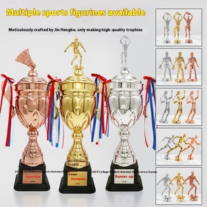 Trophée métallique personnalisé pour Campus Football Badminton Basketball Tennis de Table Impression Créative Cristal Compétition Médaille <span class=keywords><strong>Plaque</strong></span> - Product Image 4