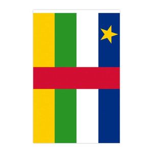Wholesale 5.5x8 Inches the Central African Republic String Bunting <b>Flags</b> for Indoor and Outdoor Decoration(20pcs/set) - Product Image 2