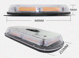 Amber Base magnética ámbar de construcción de advertencia LED Mini luz estroboscópica <span class=keywords><strong>Bar</strong></span> - Product Image 6