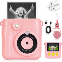 Appareil photo numérique instantané DIY 80, fourni par l'usine 681 Appareil photo pour enfants avec objectif grand angle, capteur CMOS 1,3 MP, imprimante thermique intégrée