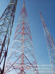 4-chân góc Viễn Thông tháp <span class=keywords><strong>GSM</strong></span> thép tháp với Antenna chân đế - Product Image 6