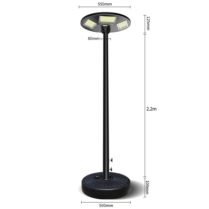 2.2M Pole And Base
