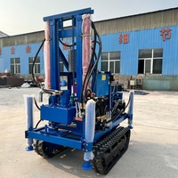Machine de forage de puits d'eau portable de 200 m de profondeur, machine de forage de puits d'eau très vendue