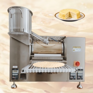Machine commerciale à crêpes <span class=keywords><strong>mille</strong></span>-feuilles de 6 pouces, machine à galettes <span class=keywords><strong>mille</strong></span>-feuilles, machine à croûtes de gâteaux <span class=keywords><strong>mille</strong></span>-feuilles en promotion - Product Image 1