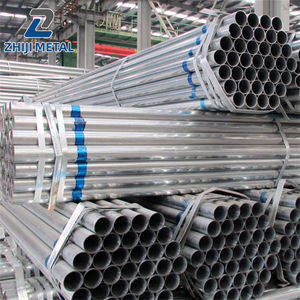 צינור עגול פלדה חלקה מגולוון-astm a53/a106, אבץ חם טבל מצופה, לבנייה & אינסטלציה - Product Image 3