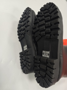 Waders de pêche respirants à 3 couches <span class=keywords><strong>rouges</strong></span> avec bottes en caoutchouc, waders de pêche à la mouche et support OEM et logo personnalisé - Product Image 4