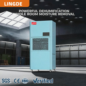 Déshumidificateur industriel et commercial 198L/jour 220V, sécheur d'air haute capacité pour serre, salle de culture, ferme, entrepôt, sous-sol, industrie - Product Image 2
