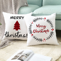 45x45cm Multi Styles Dessin Animé Taie D'oreiller De Noël Décor De Noël pour La Maison Joyeux Ornement Taies D'oreiller Cadeaux De Noël