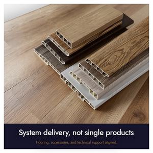 Revêtement de sol en vinyle de luxe aspect bois authentique 6mm SPC à noyau rigide Installation par clic en chêne naturel Revêtement de sol en <span class=keywords><strong>PVC</strong></span> pour rénovation domiciliaire bricolage - Product Image 5