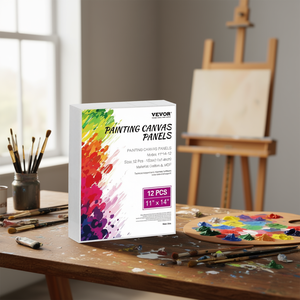 Paneles de Lienzo para Pintar Vevor, 11 x 14 Pulgadas, 12 Piezas, Algodón MDF, Suministros de Arte para Pintura - Product Image 2