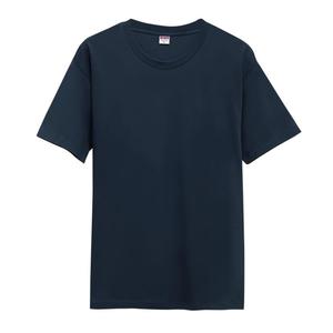 T-shirt décontracté pour homme en coton 100% épais, tricoté, col rond, anti-plis, anti-bouloches, coupe oversize, manches courtes - Product Image 3