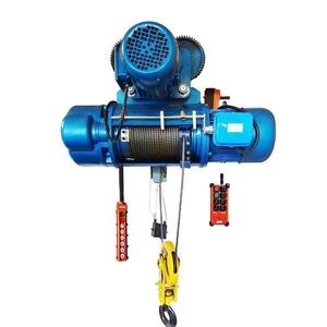 High Strength 1T 3T 5T 10T 15T Manufacturer Wireless Electrical Wire Rope <strong>Hoist</strong> With Trolley For Plant Maintenance - Product Image 1