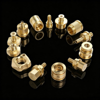 Pièces usinées CNC en aluminium industriel sur mesure à 5 axes, petites pièces en laiton, usinage CNC de haute précision