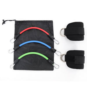 Bandes de résistance élastiques pour exercices de force des jambes, machines à câbles, manchette circulaire pour les cuisses - Product Image 5