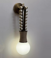 Applique murale LED moderne en laiton E26 220V, design de luxe pour la décoration intérieure d'hôtel, chambre et couloir