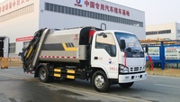 Camion à ordures compacteur 1SUZU ELF de petite taille, 5 m³, compacteur 4x2, boîte de vitesses manuelle diesel Euro 3, à vendre