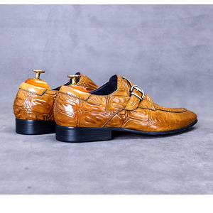 Scarpe da lavoro formali da uomo in vera pelle morbida per il tempo libero ufficio Oxford Casual <span class=keywords><strong>con</strong></span> cinturino piatto <span class=keywords><strong>mocassini</strong></span> scarpe da lavoro - Product Image 6