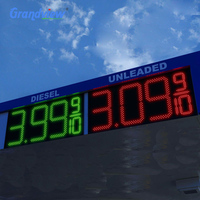 Panneau d'affichage numérique LED extérieur pour station-service, de 6 à 48 pouces, directement de l'usine, pour l'affichage des prix du carburant