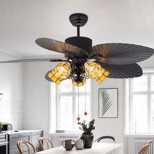 Ventilateur de plafond lumineux de style nouveau, lampe de décoration intérieure, salon, chambre à coucher, ventilateur de plafond avec lumière LED - Product Image 1