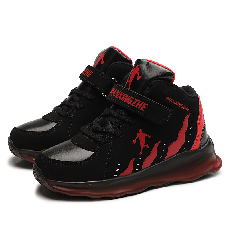 Fashion Kids Sneakers High top pu chaussures enfant Shoes Children Comfortable School basketball Sneakers toddlers Boys shoes