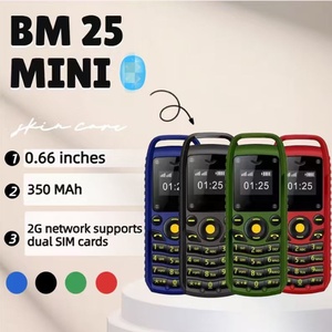 Mini Téléphone Clip BM25 2G GSM avec Oreillette, Double SIM Double Veille, Petit Téléphone Portable, Cadeau Étudiant, Boîte Mystère - Product Image 2