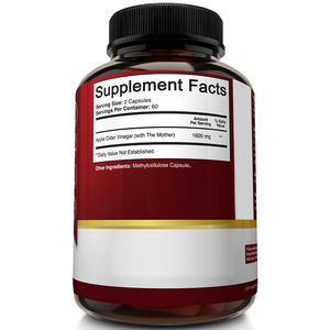 Pure oem Apple Cider Vinegar Capsules with Raw Apple Extract for Weight Management and Digestive Support - Product Image 4