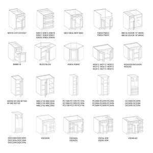Armoires de cuisine modulaires en bois massif américain, glissières de tiroir conçues pour des projets luxueux personnalisés, style shaker gris moderne, appartement - Product Image 3