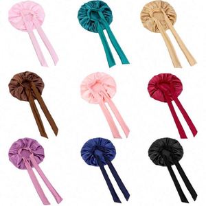 Nouvel arrivage : Bonnet en satin extra large pour cheveux longs et bouclés – Utilisation quotidienne en extérieur, style formel, toutes saisons, soin des cheveux - Product Image 2